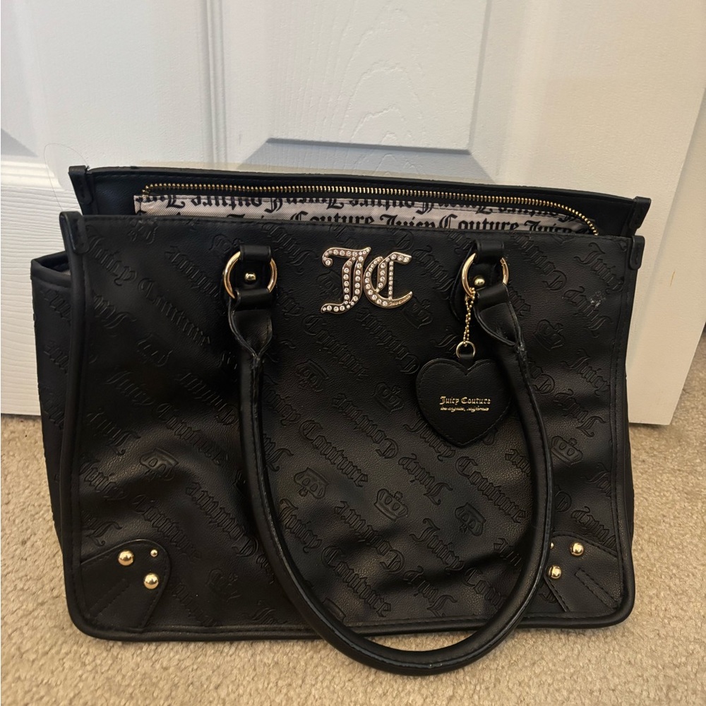 Juicy Couture Black Tote Bag